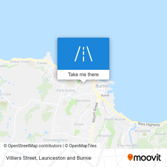 Villiers Street map