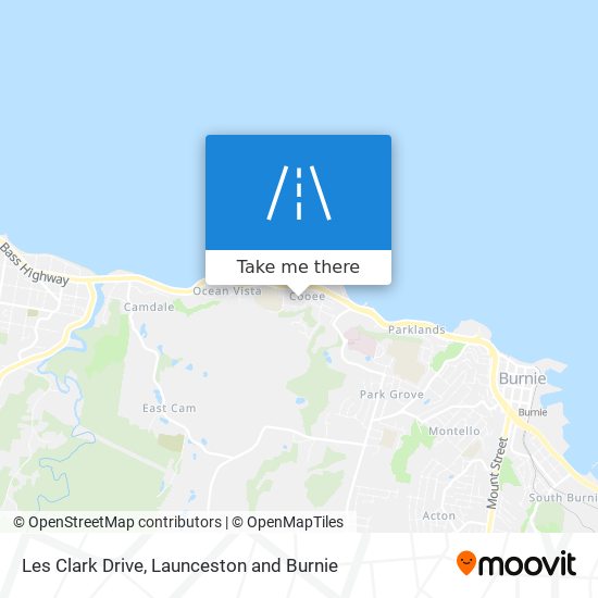 Les Clark Drive map