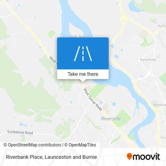 Riverbank Place map