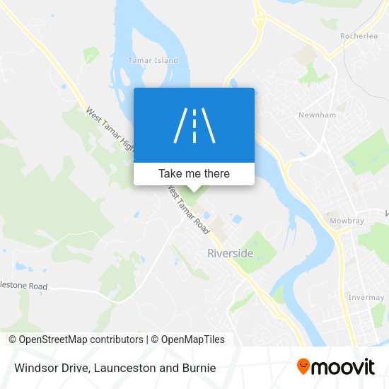 Windsor Drive map