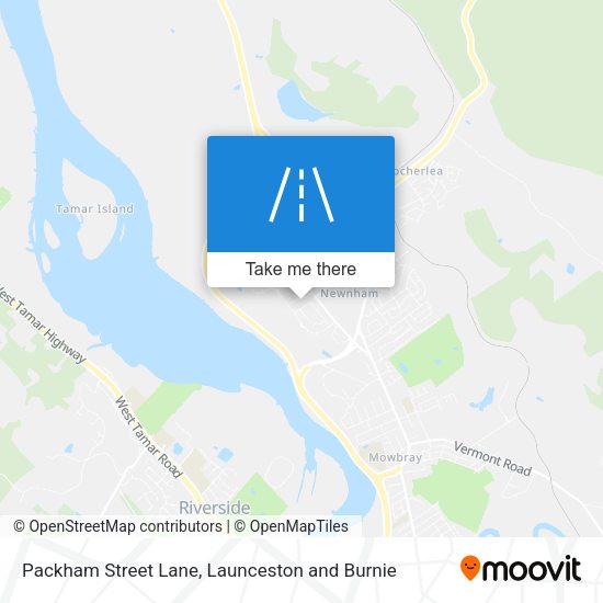 Packham Street Lane map