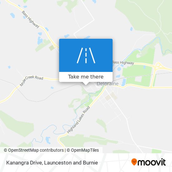 Kanangra Drive map