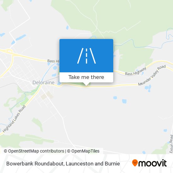 Bowerbank Roundabout map