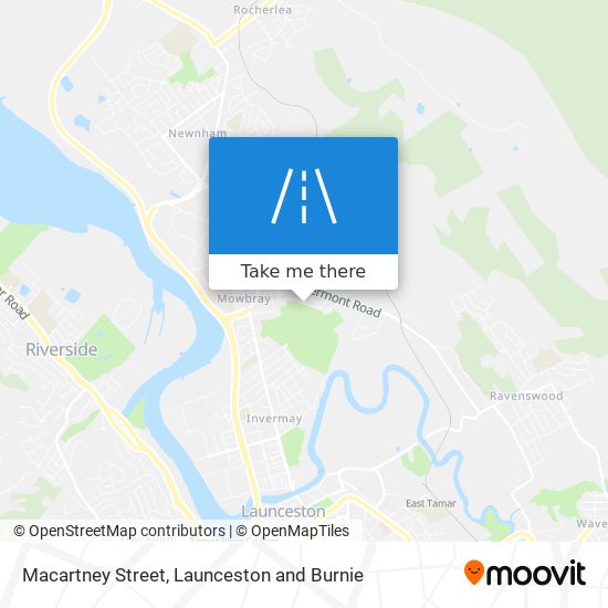 Macartney Street map