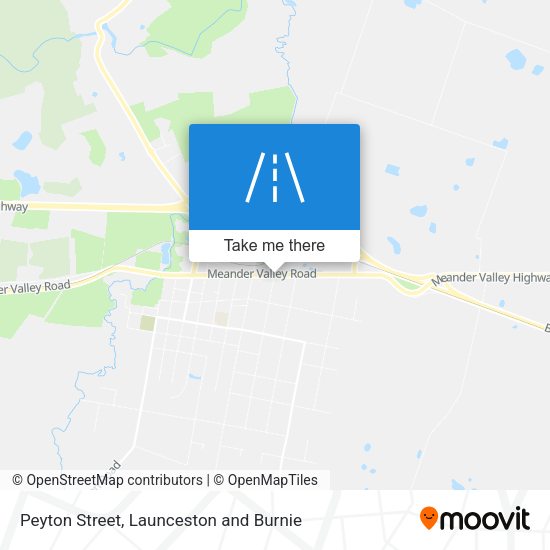 Peyton Street map