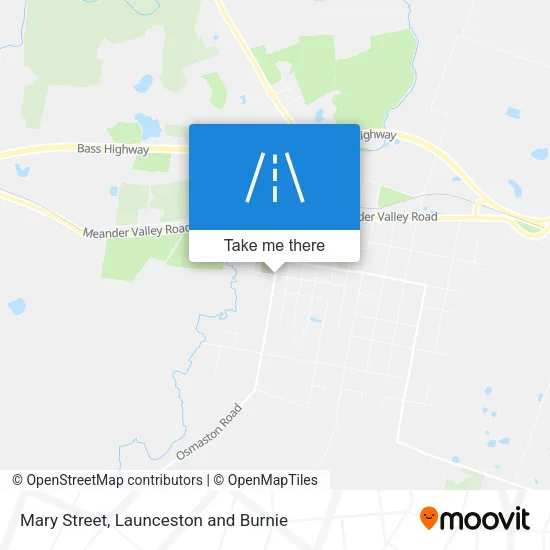 Mary Street map