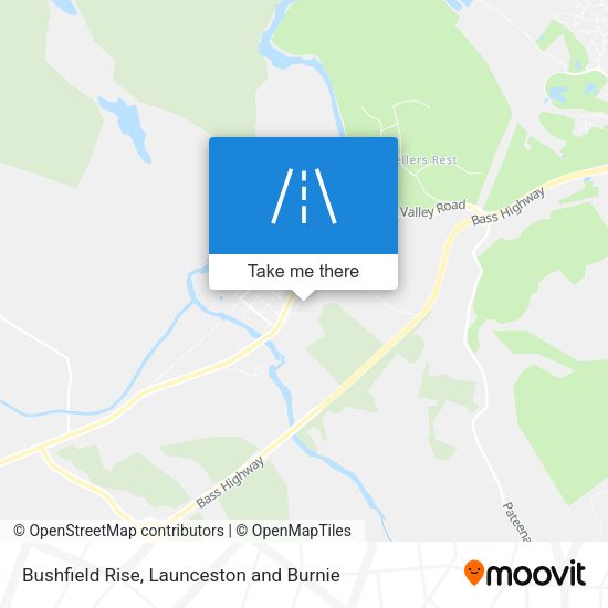 Bushfield Rise map
