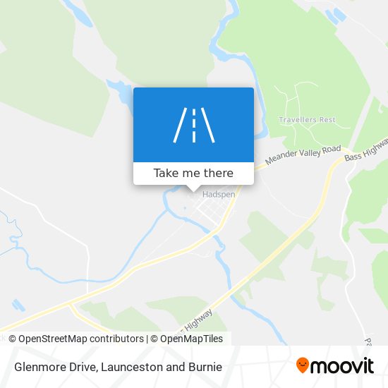 Glenmore Drive map
