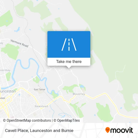 Cavell Place map