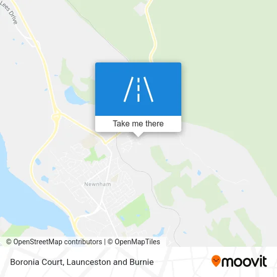 Boronia Court map