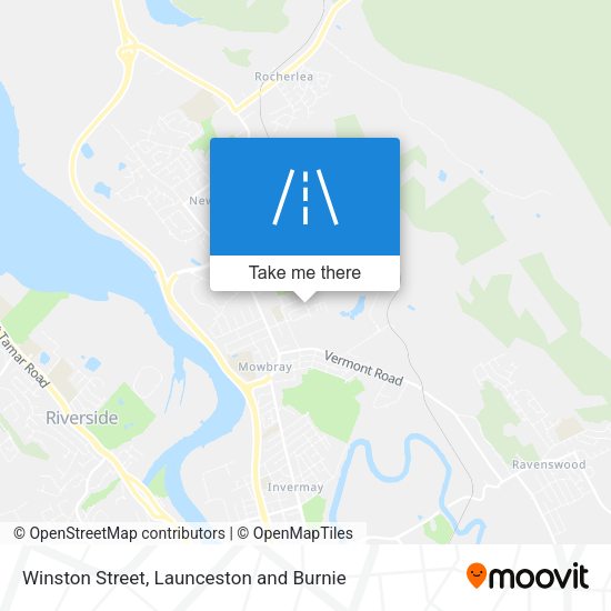 Winston Street map