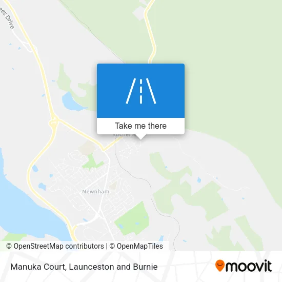 Manuka Court map