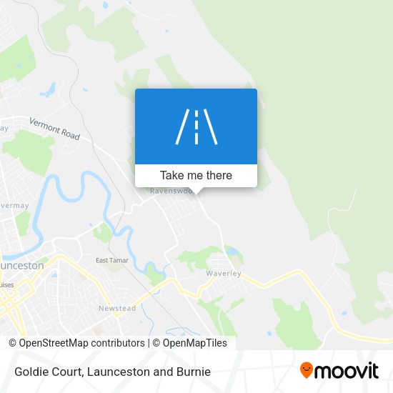 Goldie Court map