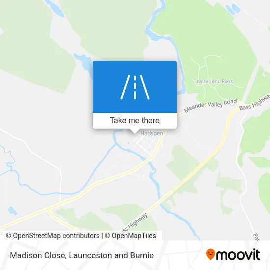 Madison Close map