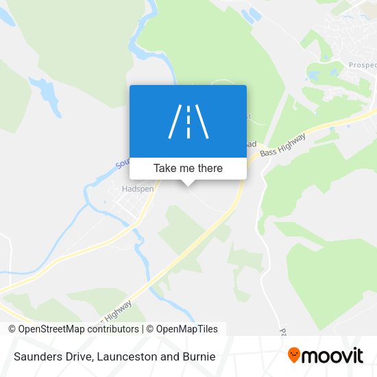 Saunders Drive map