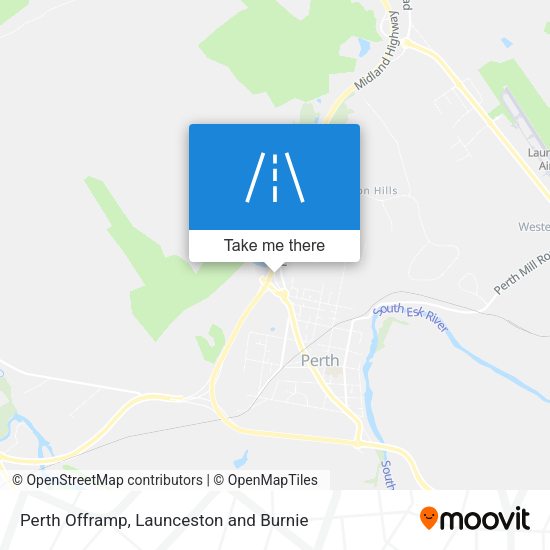 Perth Offramp map
