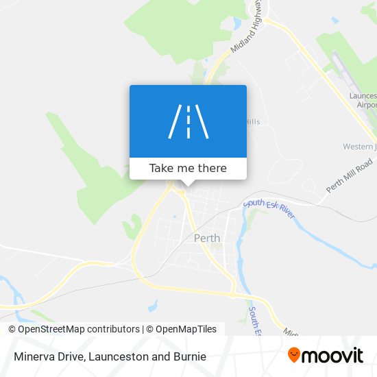 Minerva Drive map