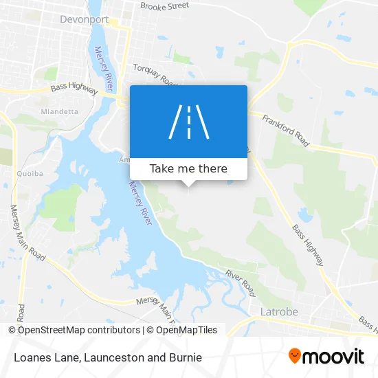 Loanes Lane map
