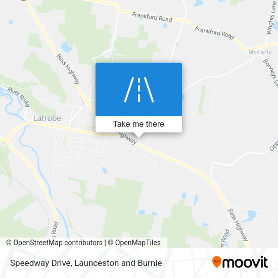 Speedway Drive map