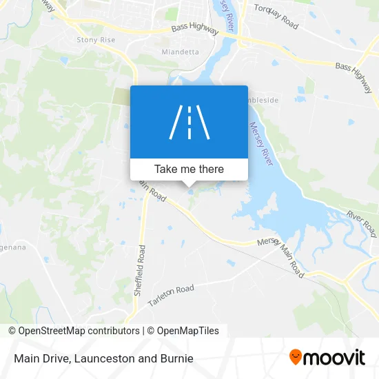 Main Drive map
