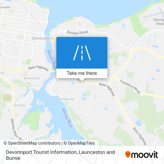 Devonnport Tourist Information map