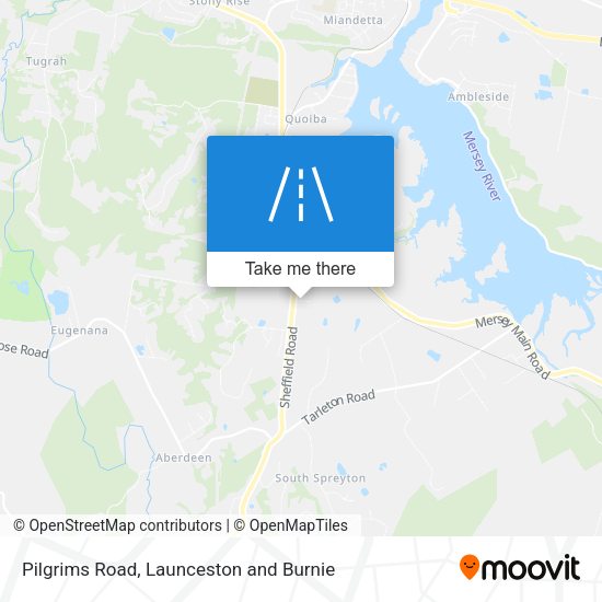 Pilgrims Road map