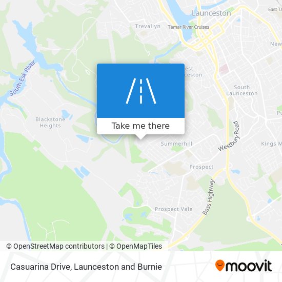 Casuarina Drive map