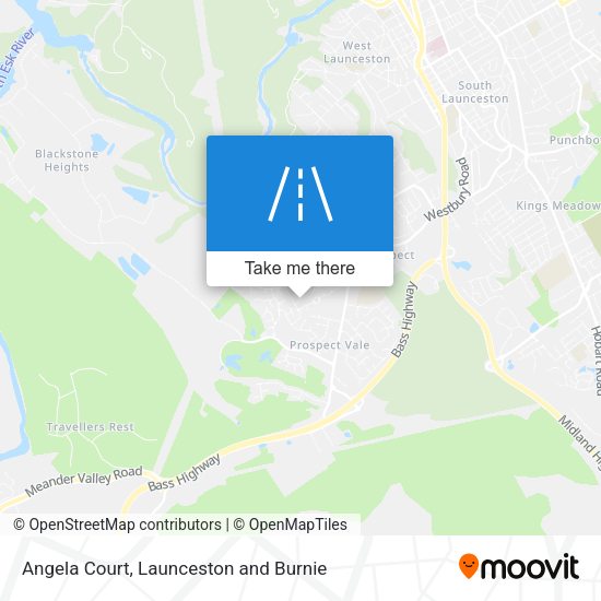 Angela Court map