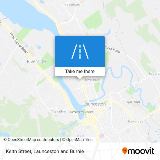 Keith Street map