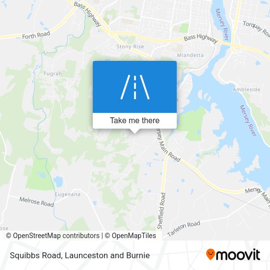 Squibbs Road map