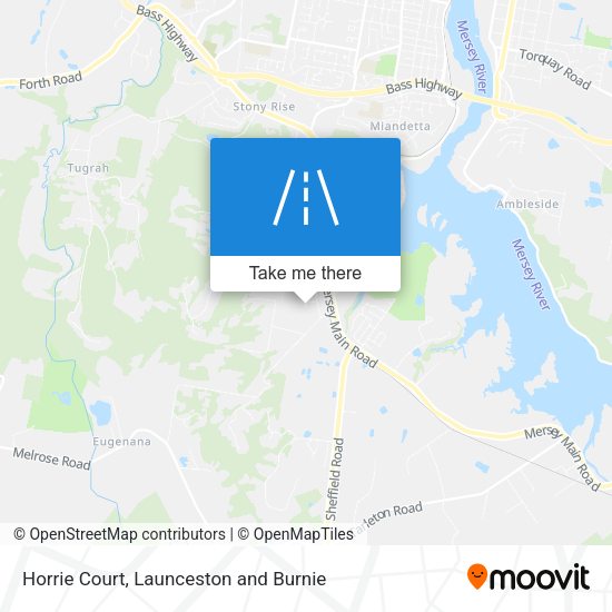 Horrie Court map