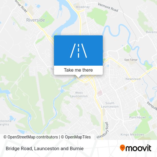 Bridge Road map