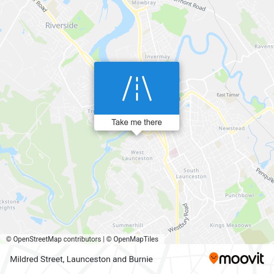 Mildred Street map