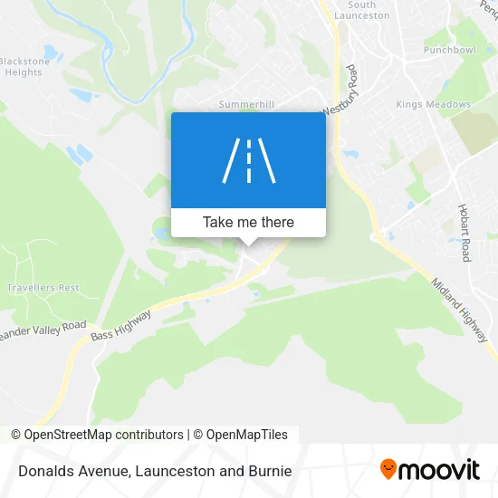 Donalds Avenue map
