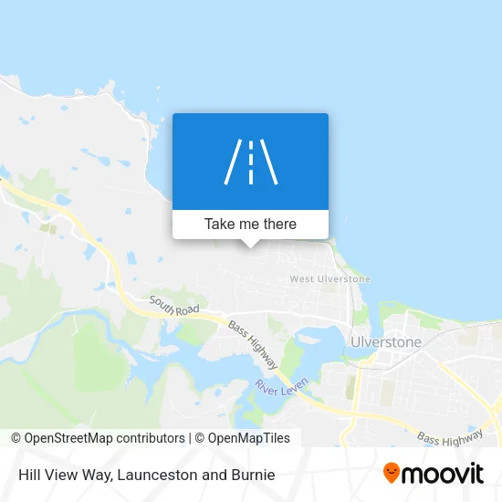 Hill View Way map