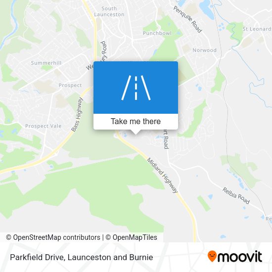 Parkfield Drive map
