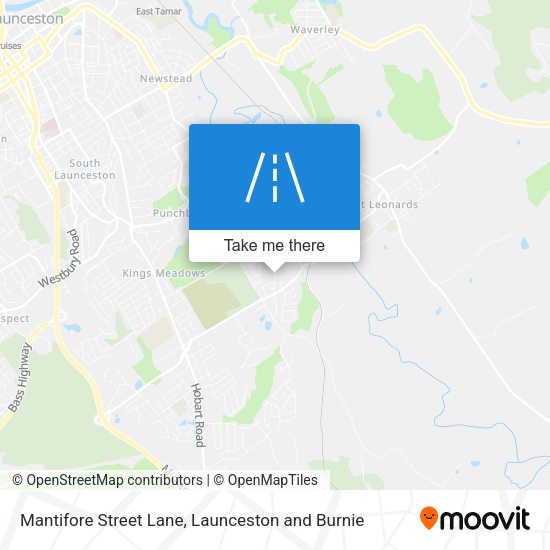 Mantifore Street Lane map