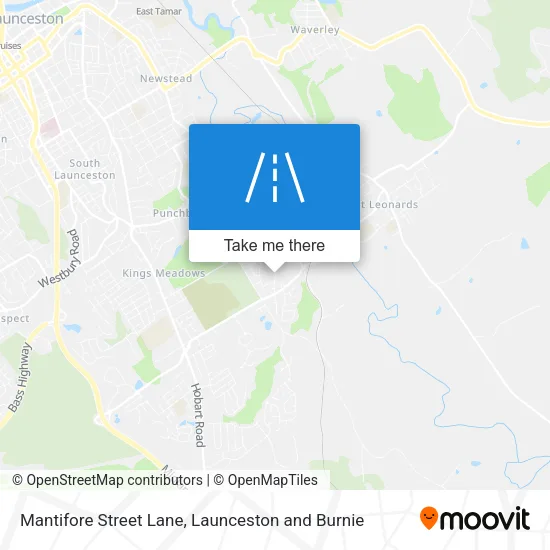 Mantifore Street Lane map