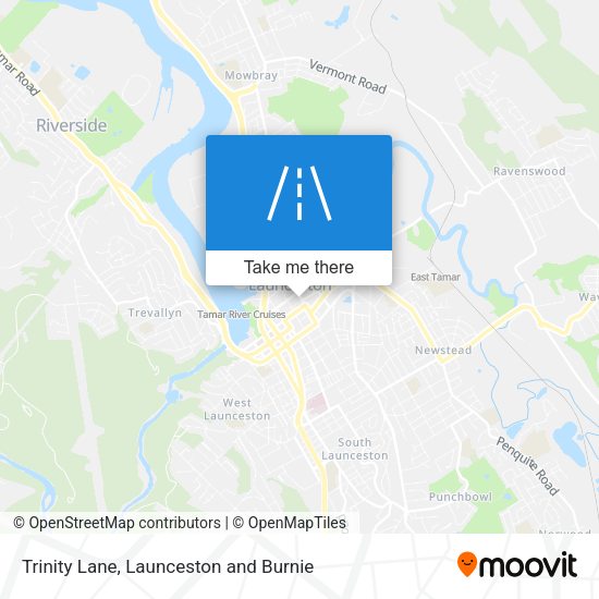 Trinity Lane map