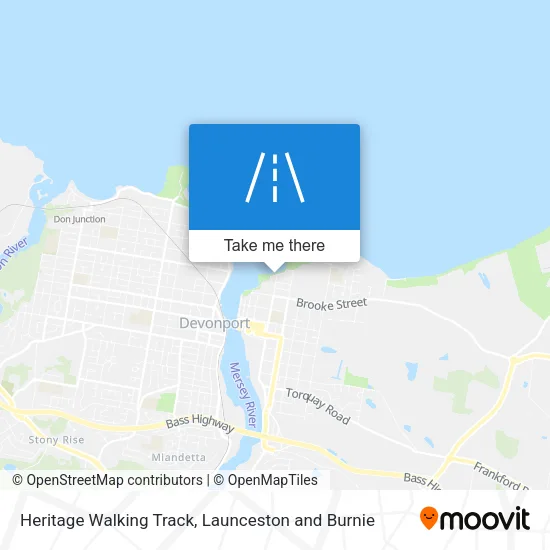 Heritage Walking Track map
