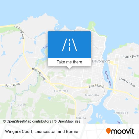 Wingara Court map