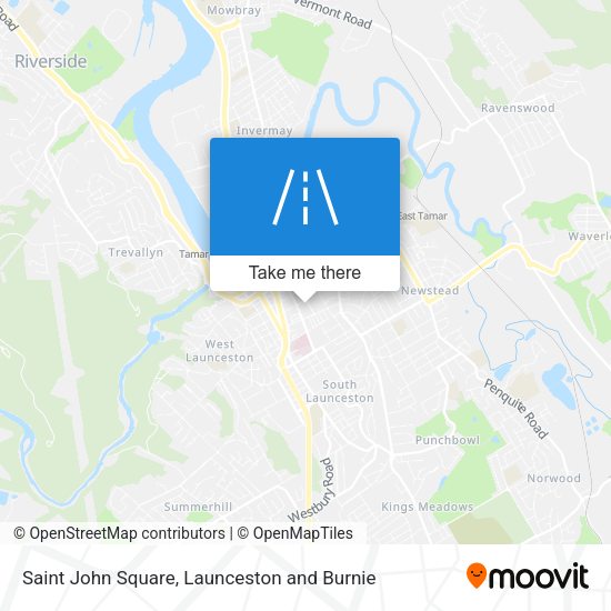 Saint John Square map