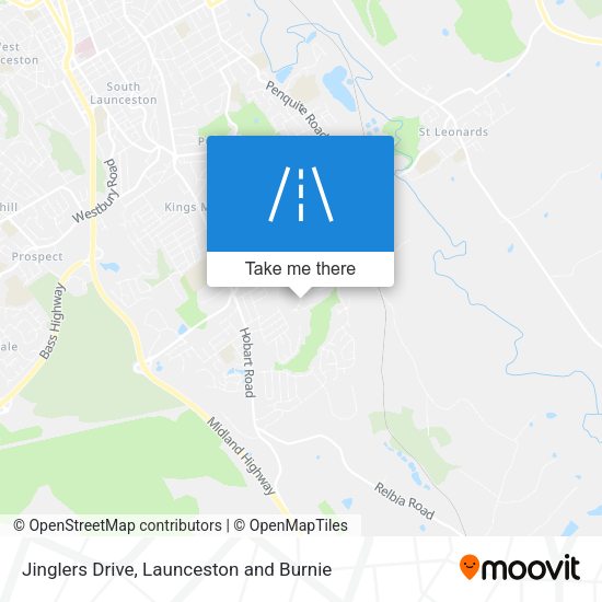 Jinglers Drive map