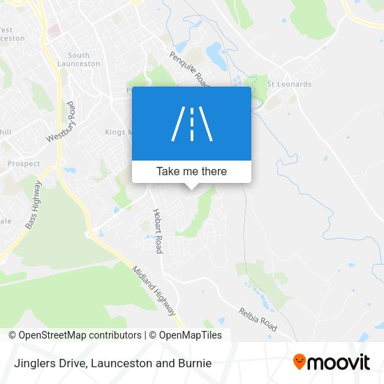 Jinglers Drive map