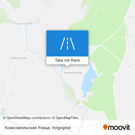 Комсомольская Улица map