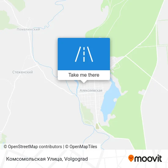 Комсомольская Улица map