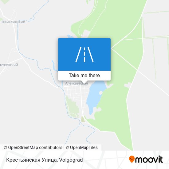 Крестьянская Улица map