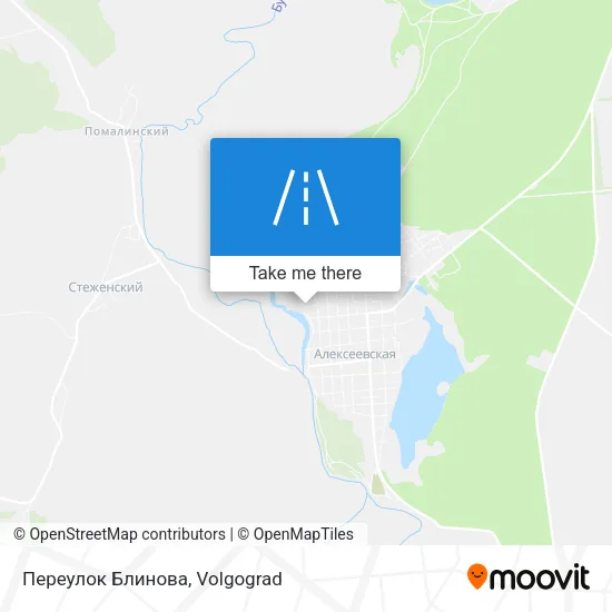 Переулок Блинова map