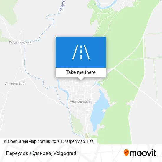 Переулок Жданова map