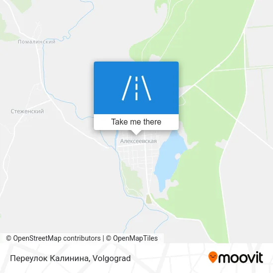 Переулок Калинина map